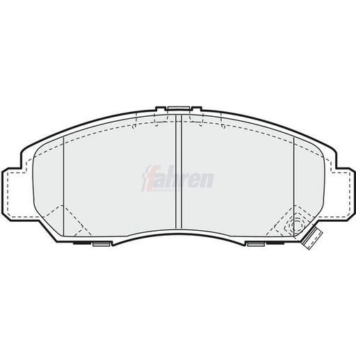 Fahren Front Brake Pad Set fits Honda Civic VII 2001-2005 1.6 2.0