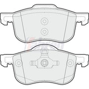 Fahren Front Brake Pad Set FBP3044