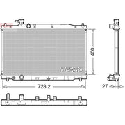 Denso Engine Radiator DRM40050