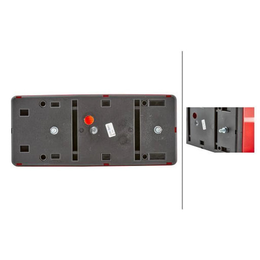 Hella Tail Light / Lamp P21W Right 2SE 007 547-041