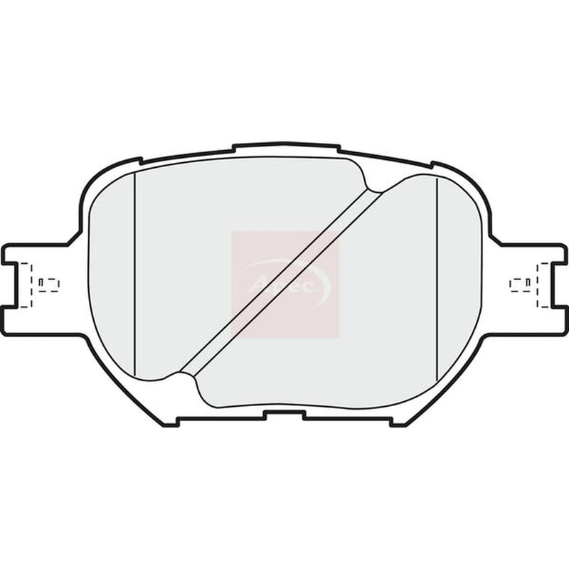 Apec Front Brake Pad Set PAD1180