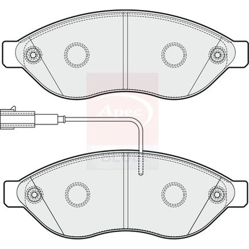Apec Front Brake Pad Set PD3354