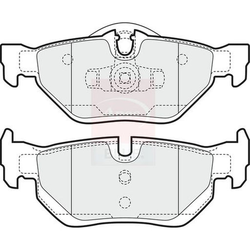 Apec Rear Brake Pad Set PD3083
