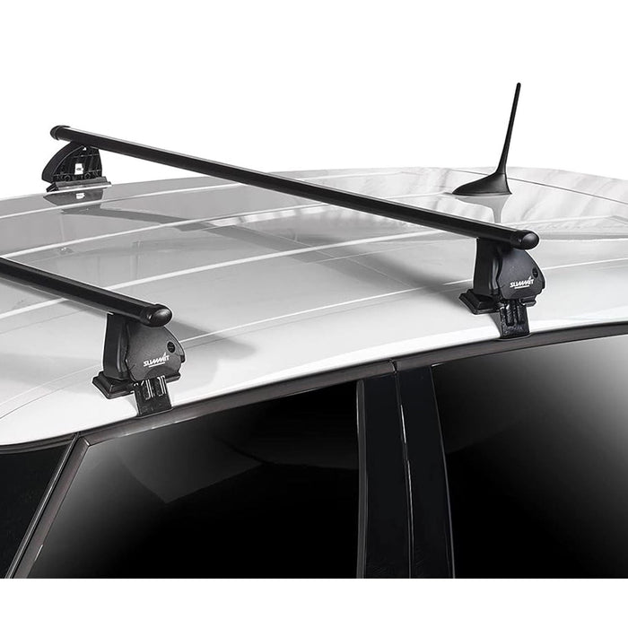 Summit SUP-037 Premium Multi Fit Roof Bars, Black Steel, Set of 2 - Summit - Van Life Living