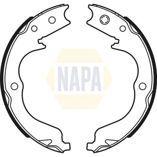 NAPA Parking Brake Shoe Set NBS5029