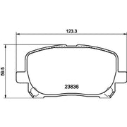 Mintex Front Brake Pad Set MDB2266