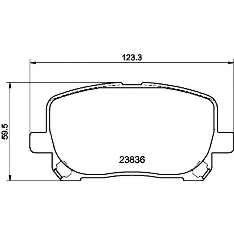 Mintex Front Brake Pad Set MDB2266