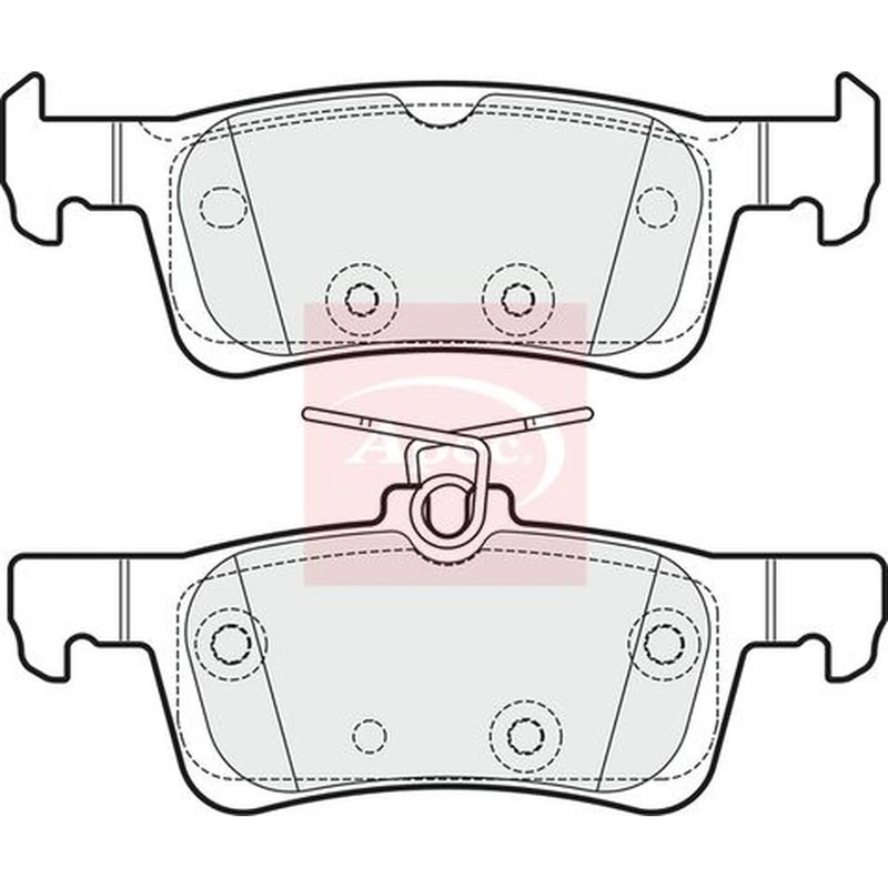 Apec Rear Brake Pad Set PAD1975