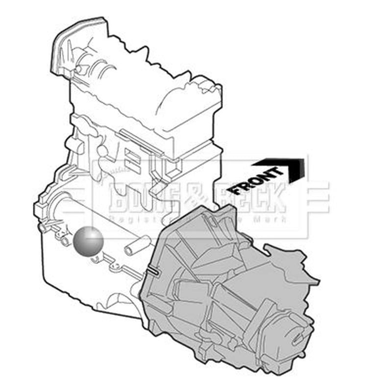 Borg & Beck Engine Mount Mounting BEM3590
