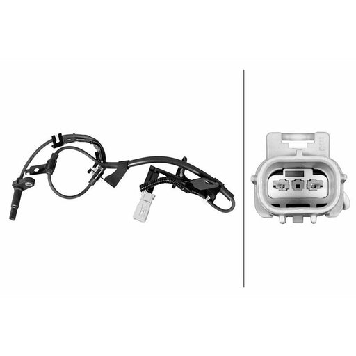 Hella ABS Wheel Speed Sensor Rear 6PU 358 218-801