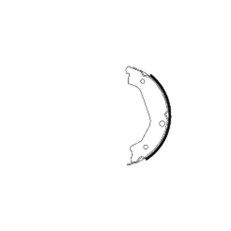Textar Parking Brake Shoe Set 91065700