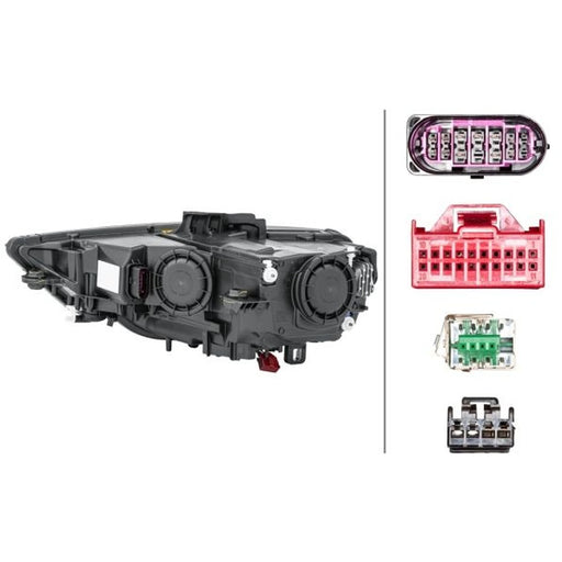 Hella Headlight Headlamp PSY24W Right 1EL 010 740-321