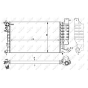 NRF Engine Radiator 50425