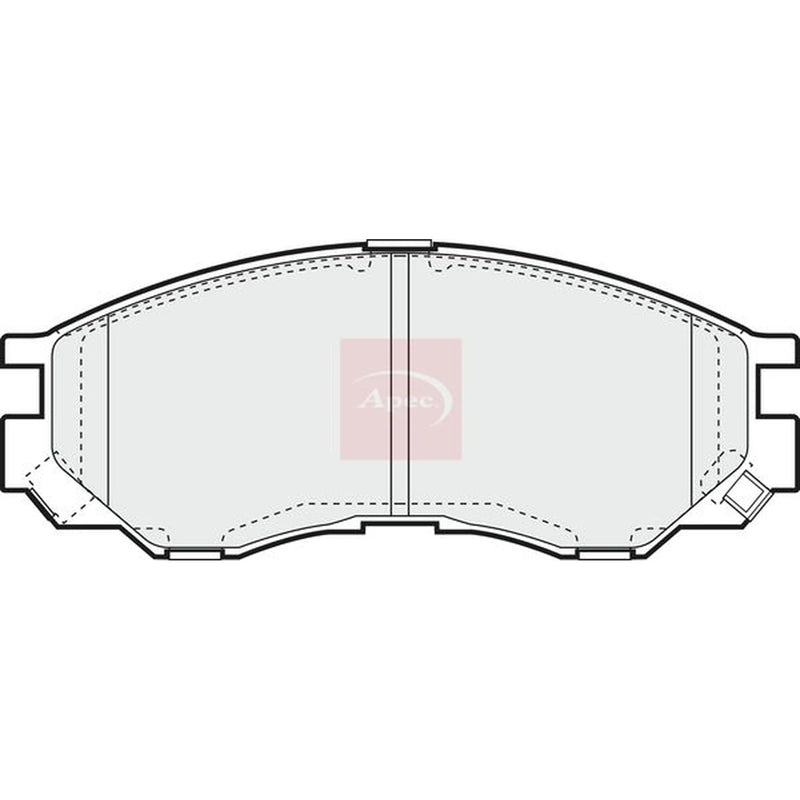 Apec Front Brake Pad Set PAD1059