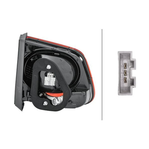 Hella Tail Light / Lamp W5W Right 2SA 009 692-101