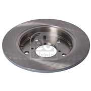 Febi 2 x Solid Rear Brake Discs 194645-x2