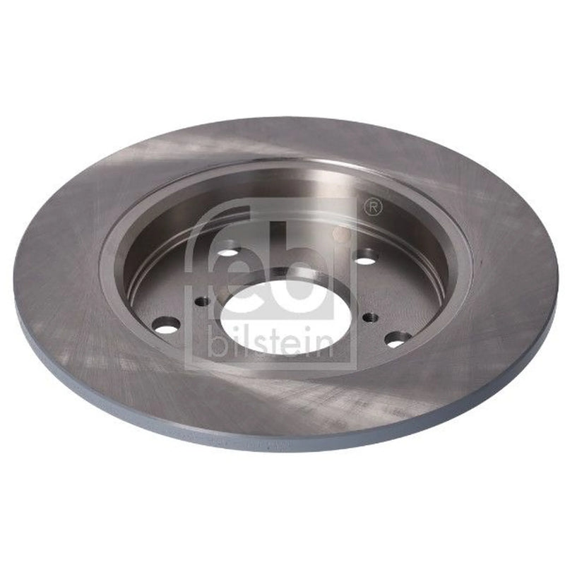 Febi 2 x Solid Rear Brake Discs 194645-x2