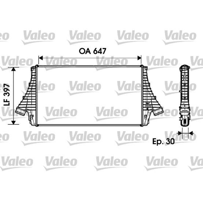 Valeo Intercooler (Charge Air Cooler) 817729