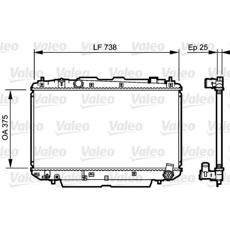 Valeo Engine Radiator 734397