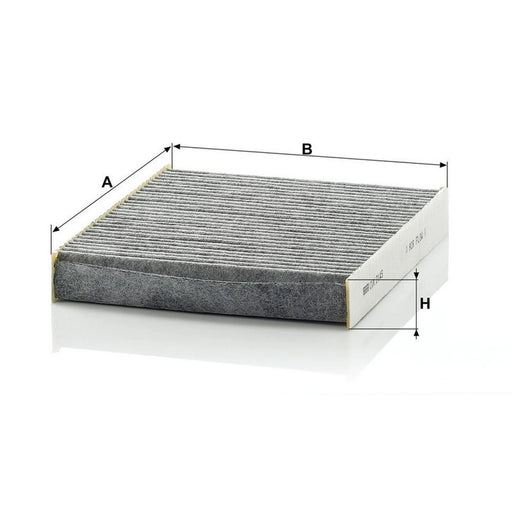 MANN-FILTER Cabin Air Filter (Pollen Filter) behind the glov CUK 2145