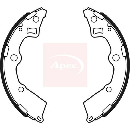 Apec Brake Shoe Set Axle Kit SHU717