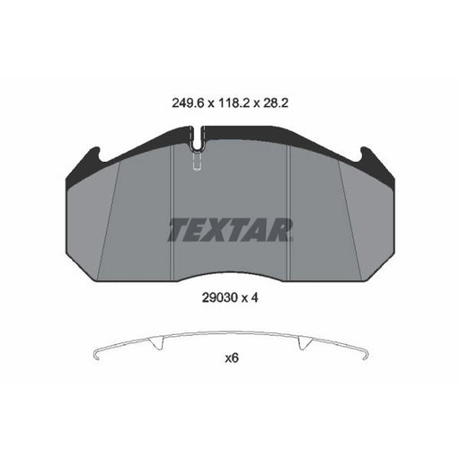 Textar Front Brake Pad Set 2903007