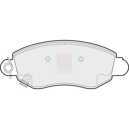Apec Front Brake Pad Set PD3050