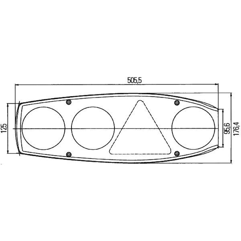 Hella Tail Light / Lamp P21/5W Right 2VA 341 419-021