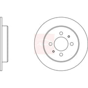 Apec 2 x Solid Rear Brake Discs DSK347-x2