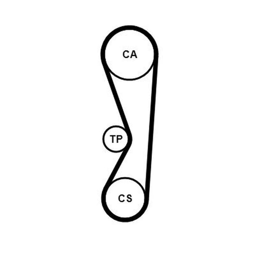 Continental CTAM Timing Belt Cambelt 89 Teeth CT898