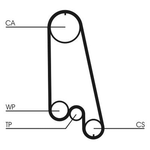 Continental CTAM Timing Belt Kit with Rollers CT874K1