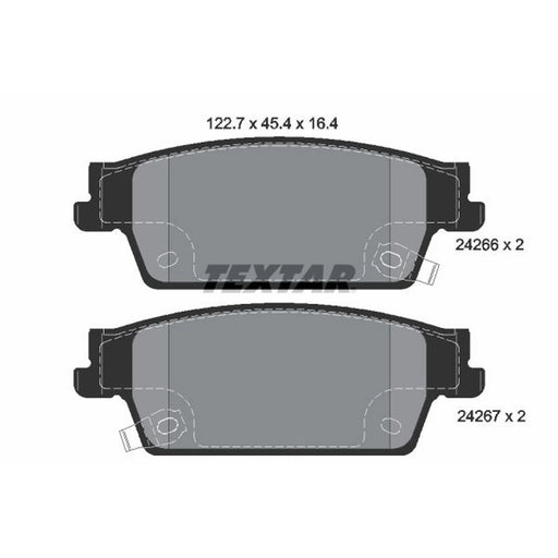 Textar Rear Brake Pad Set 2426601
