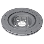 Febi 2 x Two-Piece Rear Brake Disc Brake Discs 1003475