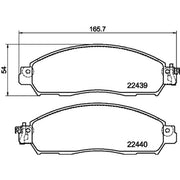 DON Front Brake Pad Set PCP1908