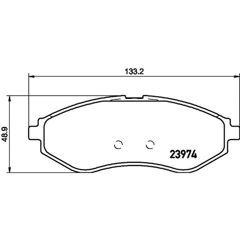Mintex Front Brake Pad Set MDB2637