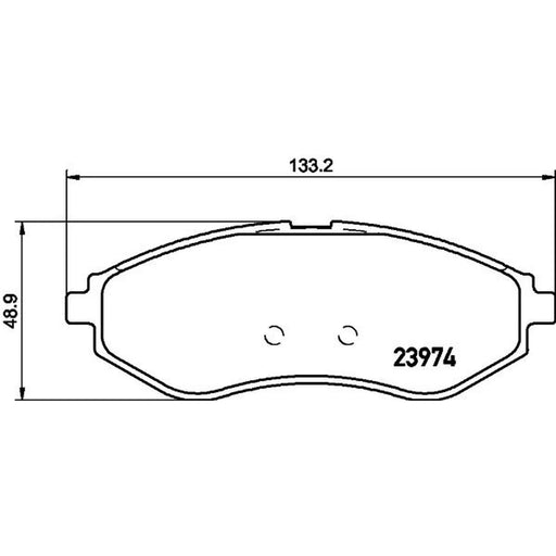 Mintex Front Brake Pad Set MDB2637