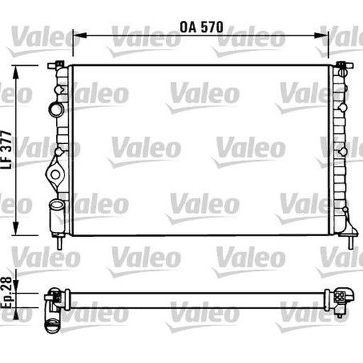 Valeo Engine Radiator 731379