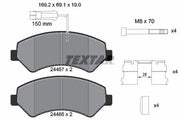 Textar 2446703 Brake Pad Set, disc brake