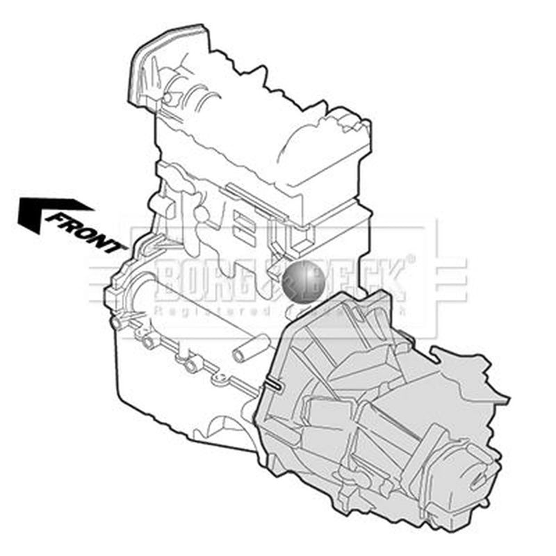Borg & Beck Engine Mount Mounting BEM4066