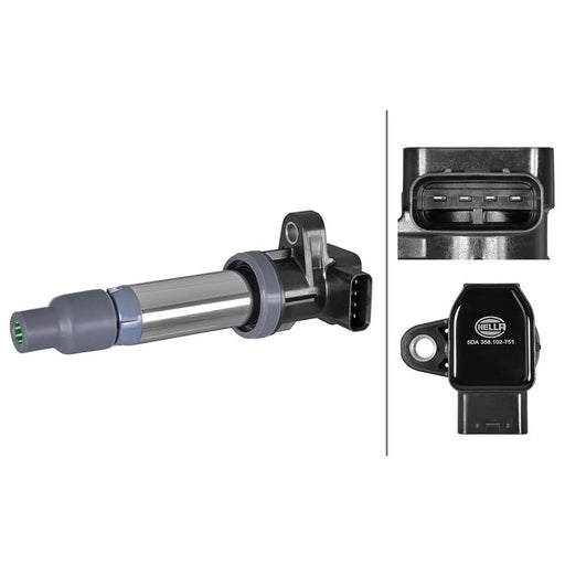 Hella Ignition Coil Pack 5DA 358 102-751