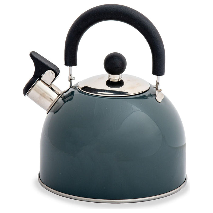 Hamilton slate stainless steel whistling kettle (2L) K0056SL - Quest - Van Life Living