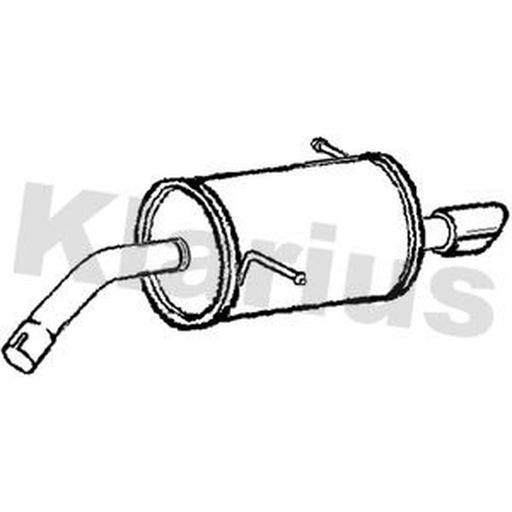 Klarius Box With Tail Pipe Rear FE1361M