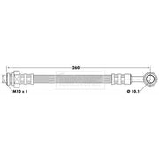 Borg & Beck Brake Hydraulic Hose Lin BBH6494