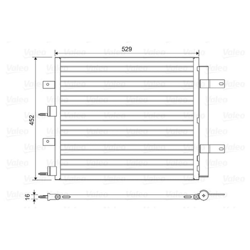 Valeo Air Conditioning Condenser 814196