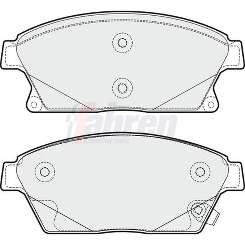 Fahren Front Brake Pad Set fits Cadillac Ats 2013 on 2.0