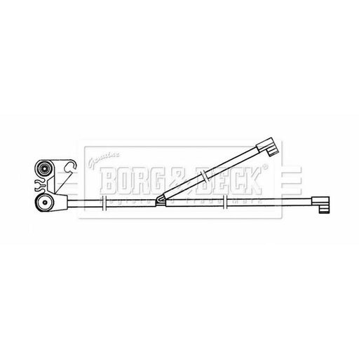Borg & Beck Brake Pad Wear Sensor Rear BWL33076