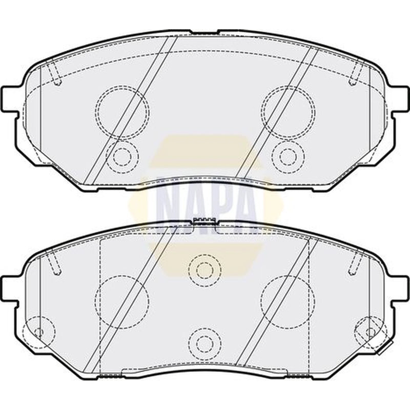 NAPA Front Brake Pad Set NBP1781