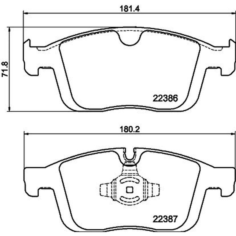 Mintex Front Brake Pad Set MDB3913