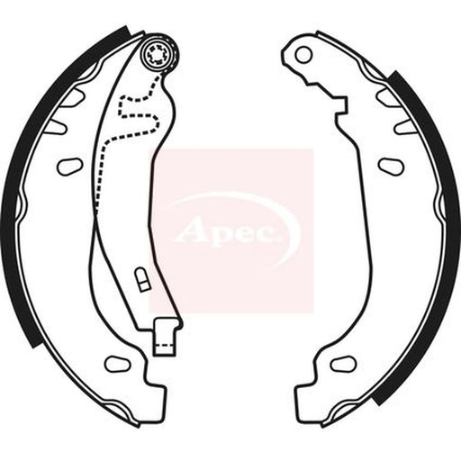 Apec Brake Shoe Set Axle Kit SHU659
