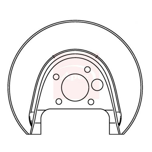 Apec Brake Disc Splash Guard Rear Right ASG1046